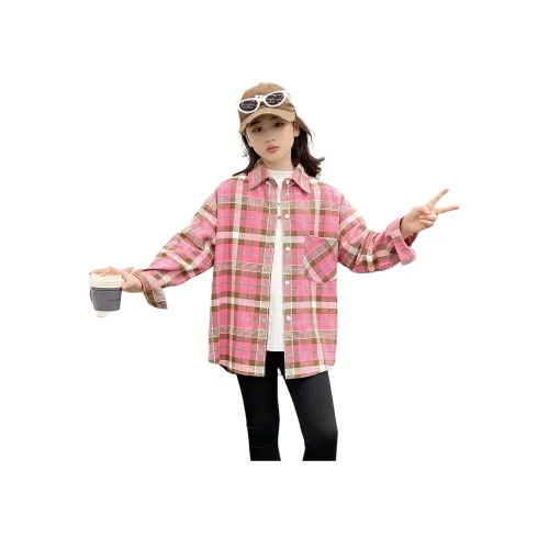 MAMIMAKA Красная клетка Kids Повседневные рубашки