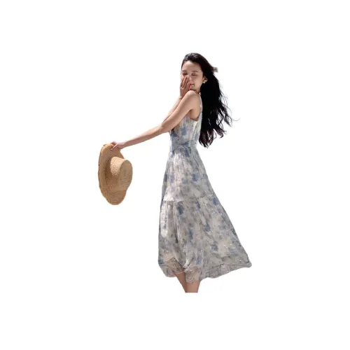 GOSO Майка с бретелями Длинная Юбка с обхватом талии Женская