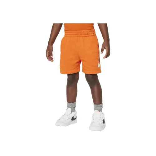 Nike Sportswear Club Toddler French Terry Шорты Baby Шорты Baby Безопасность Orange