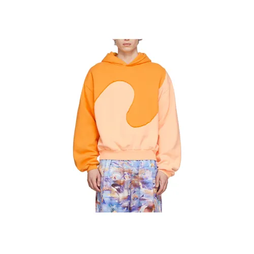ERL Orange Men's Hoodies
