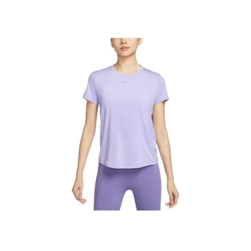 NIKE Dri Fit Фиолетовые Женские Футболки