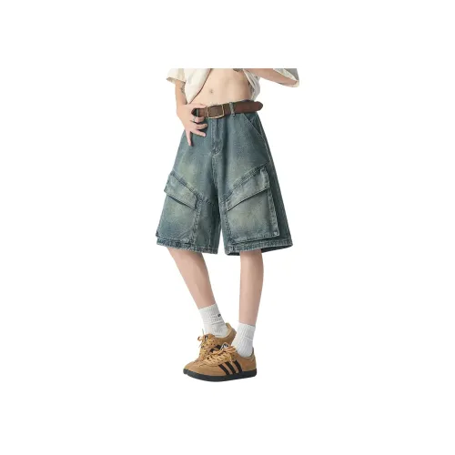 IS CAT GRNL Джинсовые шорты Унисекс