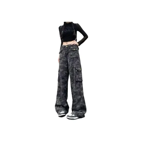 PWUE Камуфляж Унисекс Джинсы