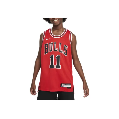 Nike x NBA Чикаго Буллз Icon Майка Университетский Красный Подростки