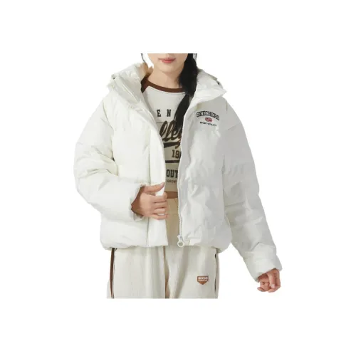 Skechers Белые Женские Пуховики