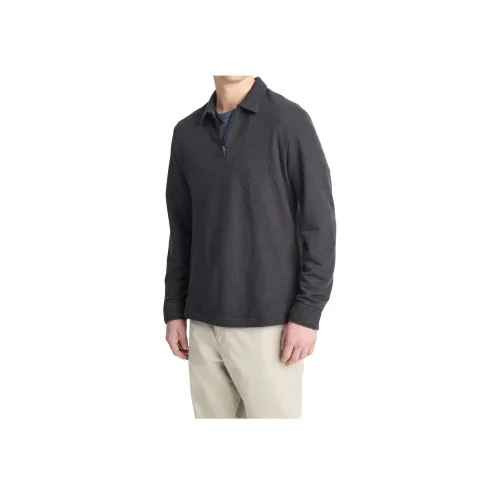 VINCENT WILLEM VAN GOGH Polo из угольно-серого цвета для мужчин