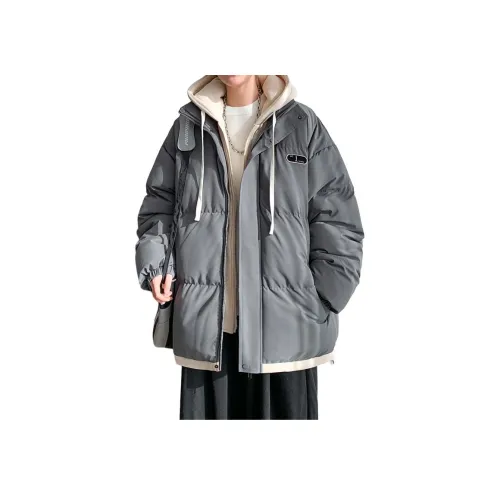 FRQ Хлопковый пуховик унисекс фиолетовый