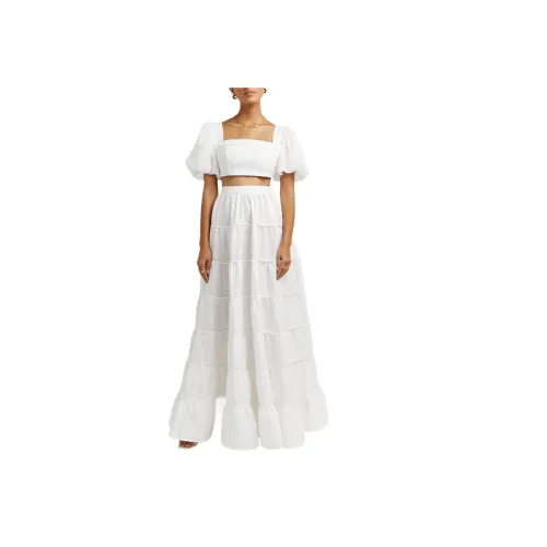 DISSH AISLE Белый Льняной Ткань Длинный Рукав Топ КРОП ТОП Женский