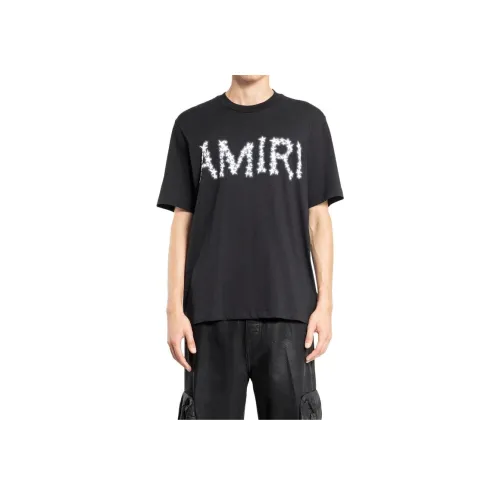 AMIRI Мужские черные футболки