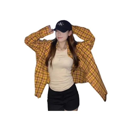 ZUOFEILI Желтая унисекс рубашка