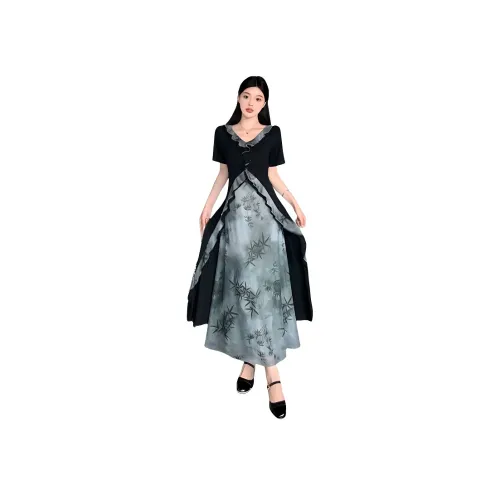 ZCDECO Короткое платье с короткими рукавами женское