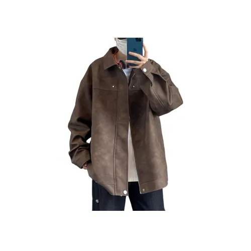 AMBER LIGHT Куртки и Пальто Унисекс Кофейный