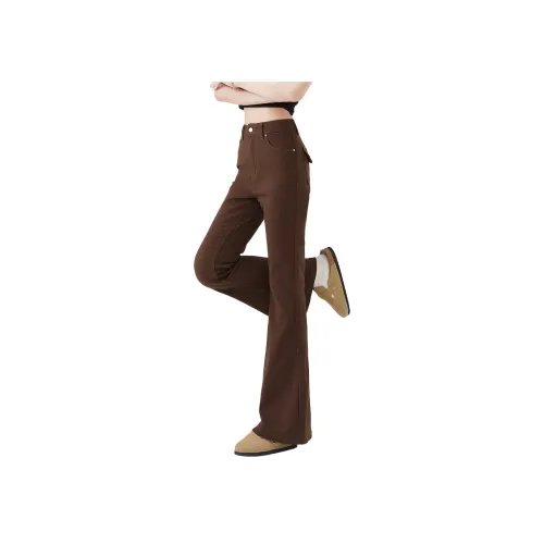 Egger Кофе Женские Повседневные Брюки