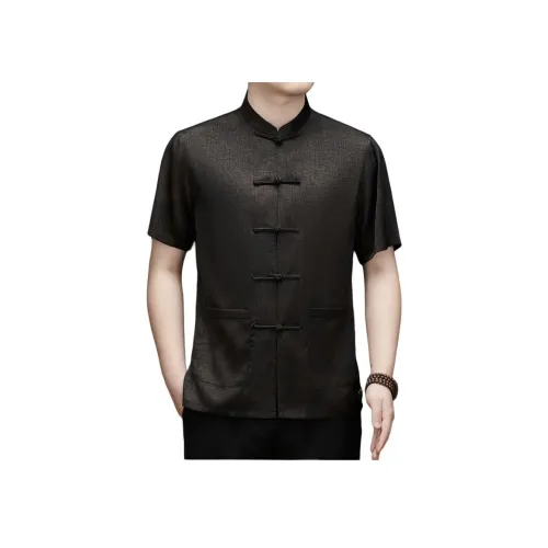 Candito Короткий рукав рубашка мужская