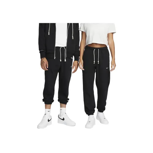 NIKE Черные Унисекс Вязаные Тренировочные Брюки