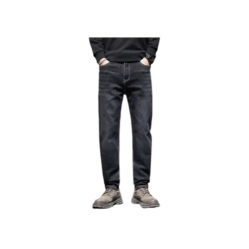 BALENO Серый Мужские Джинсы