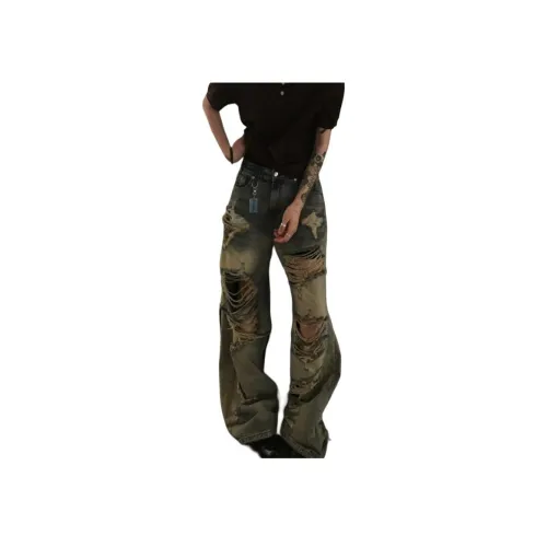 YGHOME OFFICIAL Синий Унисекс Джинсы