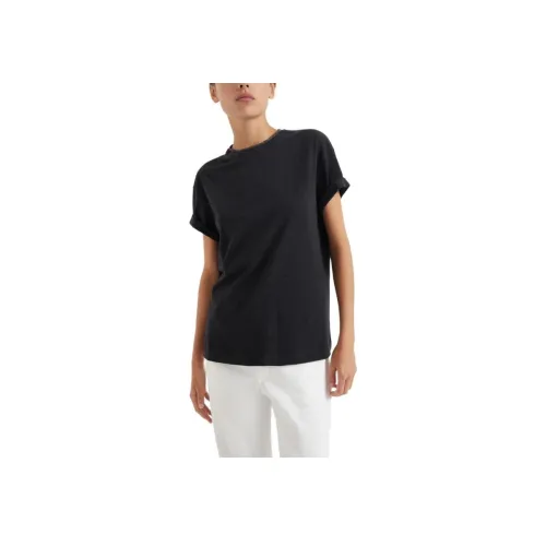 Brunello Cucinelli Антрацитовые Женские Рубашки T