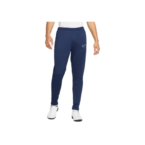 Nike Вязаные тренировочные брюки мужские морской синий