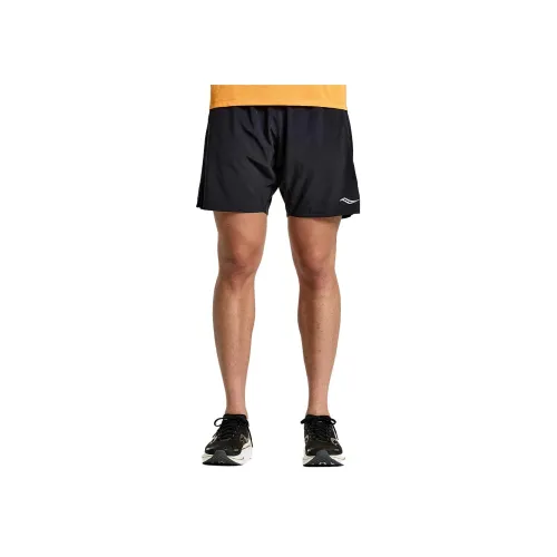 Saucony Outpace Черные Мужские Повседневные Шорты