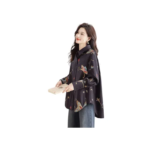 Cypress House Черные Женские Рубашки