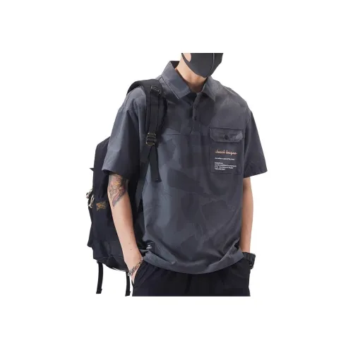 YINLANGSHIJIA Мужская рубашка типа поло