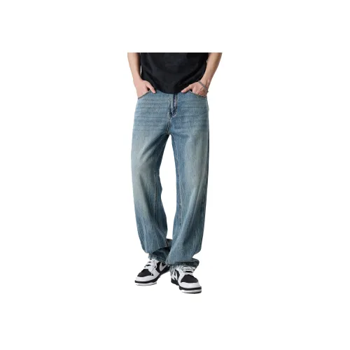 ALL IN Клуазон Синий Мужские Джинсы