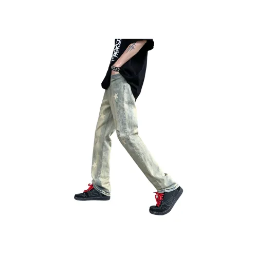 CHARLIE GOLF Джинсы Унисекс Желтый Грязь