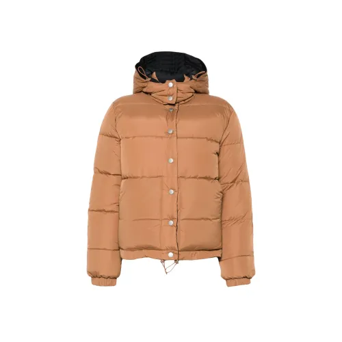 A.P.C FW24 Хлопковый пуховик Женский Верблюжий коричневый