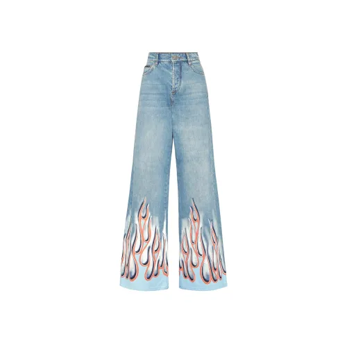 PHILIPP PLEIN Синие Женские Джинсы