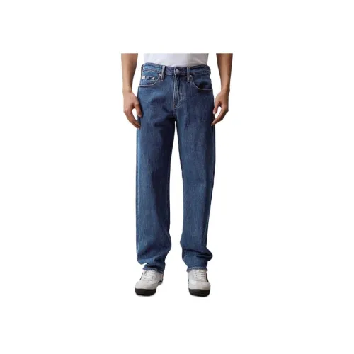 Calvin Klein SS24 серия 1A4 Джинсовый синий Мужские Джинсы