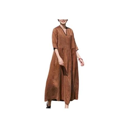 JIXIANGYUER Короткое платье с короткими рукавами женское