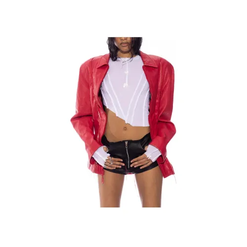 SAMI MIRO VINTAGE Красный/Красный Женские Куртки