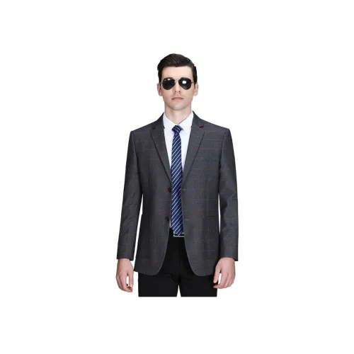 DKRVT Серый [Подарочная коробка Упаковка] Мужской Деловые костюмы