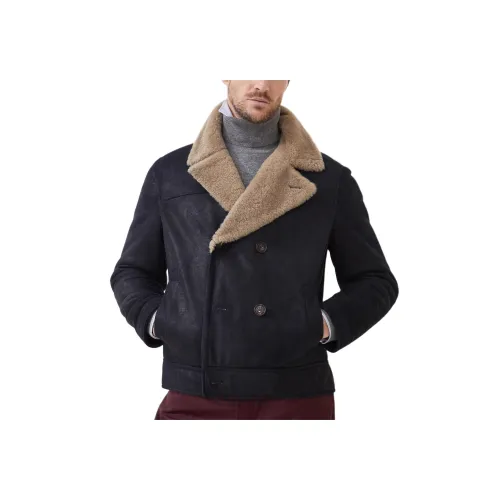 BRUNELLO CUCINELLI Кожа Куртка Мужская