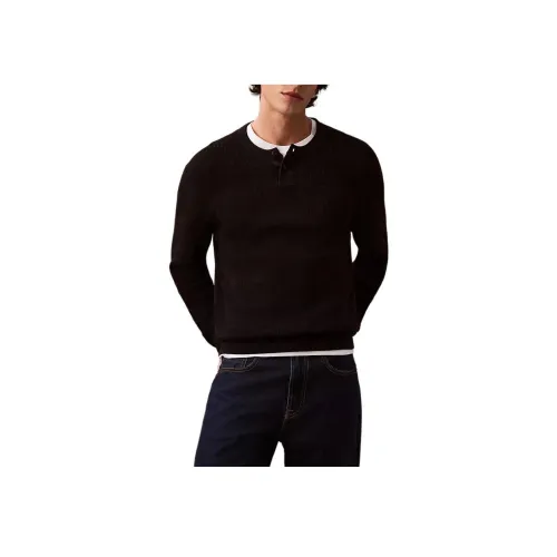 Calvin Klein Черные Мужские Свитера