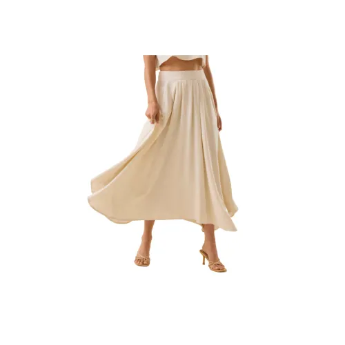 ALTAR'D STATE Jules Linen Maxi Skirt Casual Long Skirt Women's