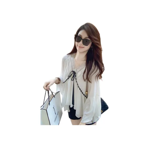 Fish Rabbits Шифон Рубашка Женские