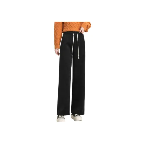 Like The Age Of Water Повседневные Брюки Женские Черные