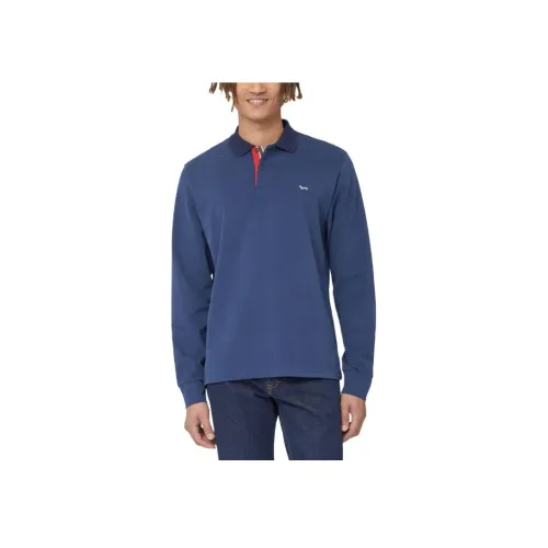 HARMONT&BLAINE Blue Men's Polo