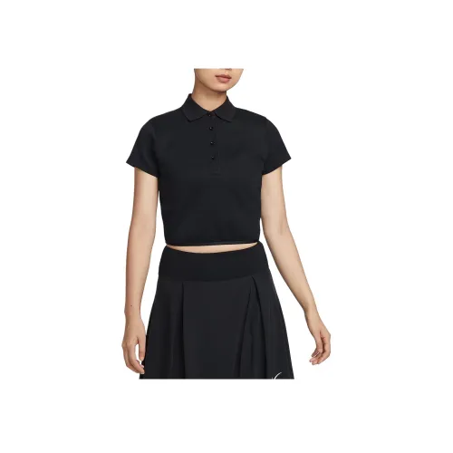 Nike Черный/Парусный Белый Женское Поло