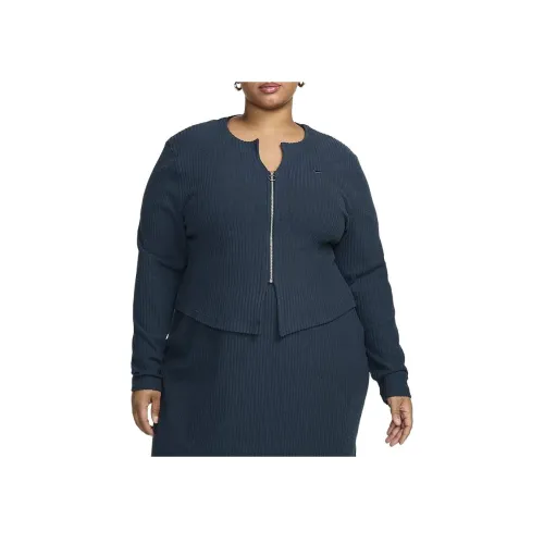 NIKE Синий Женские Трикотаж