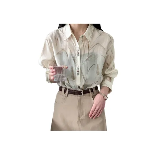 Hirono Journal Осенняя Рубашка Женская