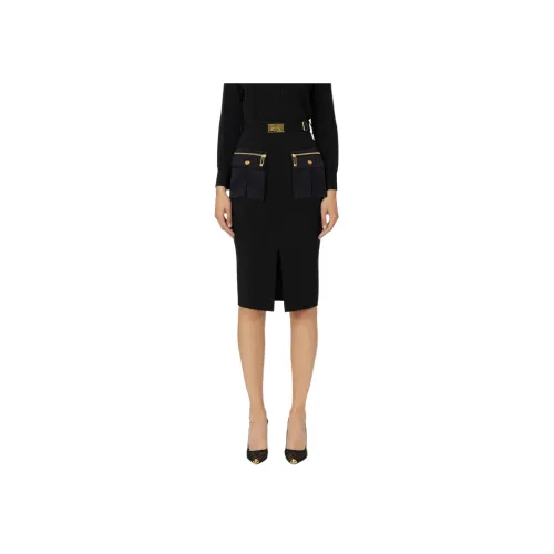 Elisabetta Franchi Повседневный Длинный Юбка Женские Черный