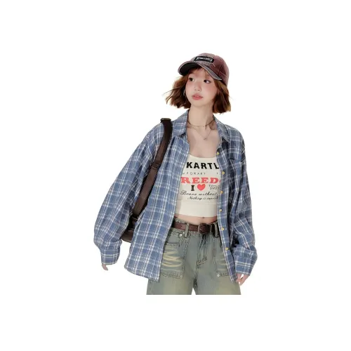 RDRE Blue Women's Shirts RDRE Синий Женские Рубашки