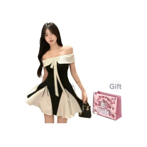 FLIM Без рукавов Платье Женское Коробка Включено