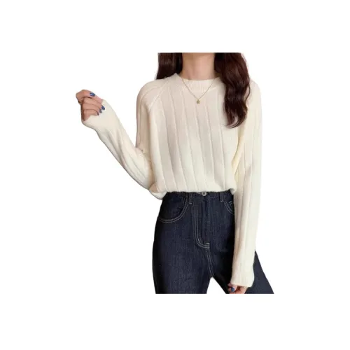 H YXIANG Бежевый Женский Трикотаж