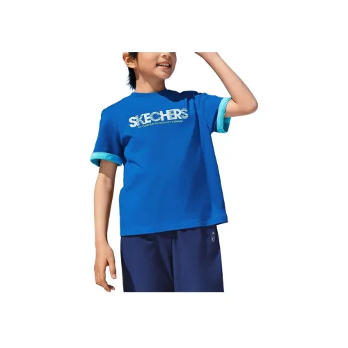 Skechers Kids T-Shirt Princess Blue 007G Подростки