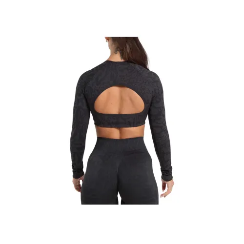 GYMSHARK Черные Женские Рубашки