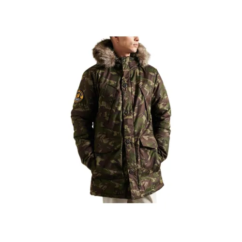 SUPERDRY Куртки и Пальто Мужской Зеленый